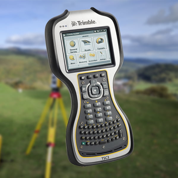 trimble survey controller horizontal control