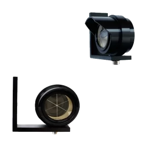 Trimble Small Monitoring Prism Front and Side View