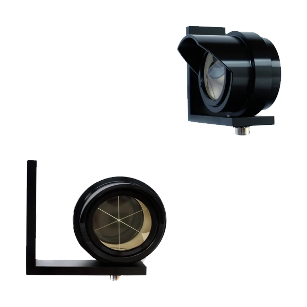 Trimble Small Monitoring Prism Front and Side View