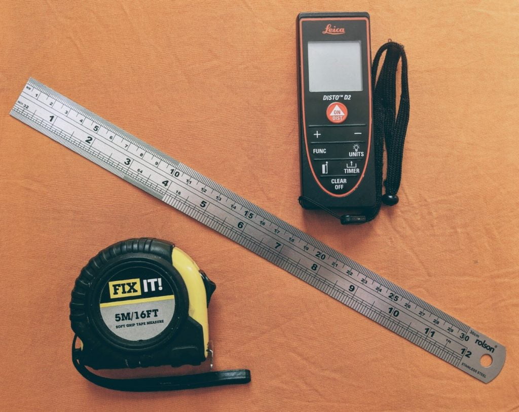 Metal Engineering Ruler, Measuring Tape and Distomat