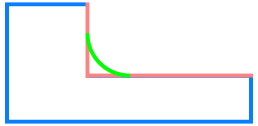 Concave fillet example