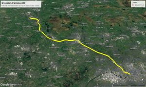 MOLEUX11 SnakeGrid on the map